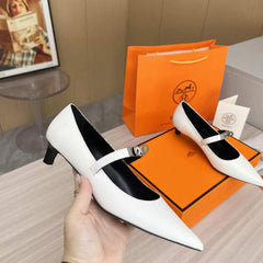 Hermes Pointed Toe Pumps High Heels