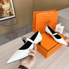 Hermes Pointed Toe Pumps High Heels