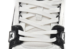 Louis Vuitton Trainer Black And White Cloth Cover