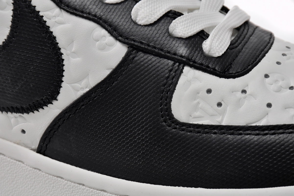 Air Force 1 Low x LOUIS VUITTON LV Black White 7108-8